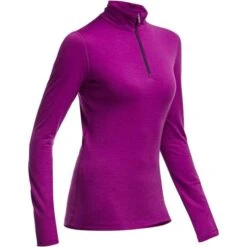 Icebreaker Ladies 200 Oasis Half Zip -Protest || Salomon || Dakine Store icebreaker base layers vivid vino large icebreaker ladies 200 oasis half zip 9420046814231 100515 36372983087346