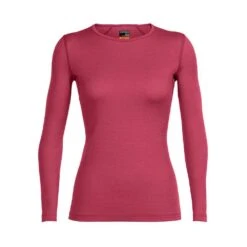 Icebreaker Ladies 200 Oasis LS Crewe -Protest || Salomon || Dakine Store icebreaker base layers wild rose large icebreaker ladies 200 oasis ls crewe 36362908139762