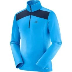 Salomon Discovery Light Half Zip Mens Top -Protest || Salomon || Dakine Store salomon mid layers hawaiian surf small salomon discovery light half zip mens top 889645724331 40403700 16260173791372