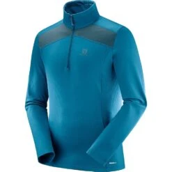Salomon Discovery Light Half Zip Mens Top -Protest || Salomon || Dakine Store salomon mid layers moroccan blue small salomon discovery light half zip mens top 889645724386 40403700 16260173561996