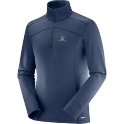 Salomon Discovery Light Half Zip Mens Top -Protest || Salomon || Dakine Store salomon mid layers night sky xx large salomon discovery light half zip mens top 889645724324 40403700 16260173496460